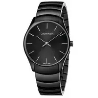 在飛比找蝦皮商城優惠-Calvin Klein CK 男 時尚簡約鋼帶手錶-黑 (