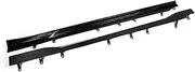 Dry Carbon Fiber Side Skirt Extension Sidedoor Plate Lip Aprons Splitters Winglet Side Sills Compatible with 2 Series G87 M2 2023-IN