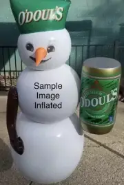 Man Cave O'Doul's Beer Inflatable Snowman PGA tour - Sealed - Never Opened