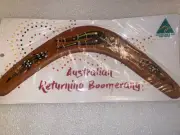 Australian Returning Boomerang New In Sealed Pack