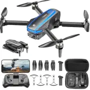 Drone w/ Camera, 4K Brushless Motor, FPV Foldable RC Quadcopter, 2 Batteries