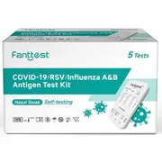 Fanttest COVID-19/RSV/Influenza A & B Antigen Kit (Nasal) 5 Tests