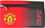 Manchester United FC Official Childrens/Kids Fade Flat Pencil Case (UK Size: One Size) (Red/Black)