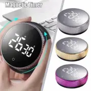 Magnetic LED Digital Rotary Timer Stopwatch Studying Meditation Countdown Alarm