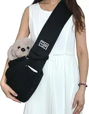 Pet Shoulder Stucchetto - Carrier CAT Cubble | Soft Pet Transport Wrap, Carrier for Dogs and Cats, Reversible Pet Bag