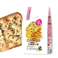 在飛比找momo購物網優惠-【珍田】台灣奇亞籽蕎麥紫菜生機蘇打餅(250g)
