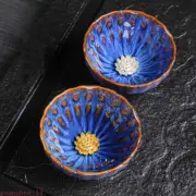 Tradition Kiln Transformation Teacup Tea Set Handmade Silver Inlay Tea Cup