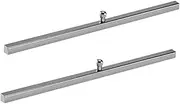 Writing Paperweight Set 2pcs White Iron Ruler Calligraphy Drawing Paperweight