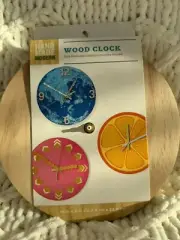 New Kid Made Modern Wall Art Wood Clock Kit Great Project For Kids And Adults