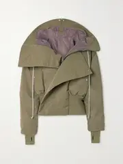[Rick Owens] Rick Owens - Alice Padded Shell Jacket - Green - x large x large Green