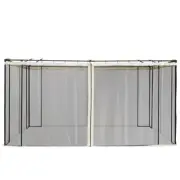 Replacement Mesh Mosquito Netting Screen Walls for 10 Ft. X 13 Ft. Patio Gazebo,