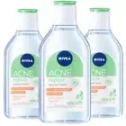 3X400ML Nivea Acne Repair Advanced Micellar Reduce Acne Makeup Remover Cleanser