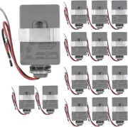 15x Photocell Thermal Type Light Sensor Stem Mount Dusk to Dawn Hardwired Switch