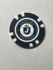 Jericho National Golf Club Poker Chip Double-Sided Golf Marker - New Hope, PA.