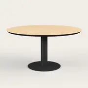 Recess Guest Table | Round Table | Collaboration Desk, Maple / Black