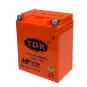TDR YTX14AHL-BS 12V 14Ah 210 CCA GEL Motorcycle Battery for Motorcycle, Snowmobile, ATV, Dirt Bike, Sealed Maintenance Free Design - Re-Chargeable AGM Technology Replace CB14L-A1 CB14L-A2 CB14L-B2