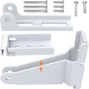 Reinforced Storm Door Closer Bracket Kit Compatible with Andersen, White