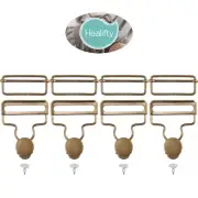 4 Sets Replace Adjustable Metal Overall Buckles Gourd Buckles Dungaree Buckles