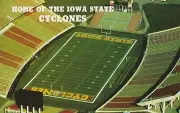 Scarce Iowa State University Cyclones Football Jack Trice Stadium Postcard
