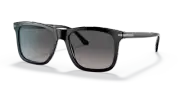 PRADA PR 18WS 1AB-09G Black/Grey Shaded Polarized Sunglasses Brand New Authentic