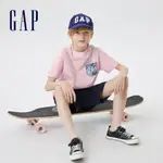 GAP 男童裝 LOGO印花短袖T恤-粉色(602176)