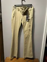 American Eagle Skinny Stretch Khaki Flat Front Twill Pants Womens Size 4