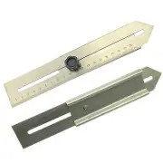 Stainless Steel Arrowhead Woodworking Marking Ruler Accurate Measurement Tool Engraved Scale Wear-Resistant Perfect for