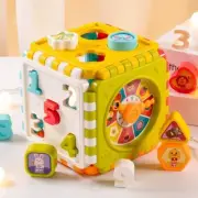 oddler Activity Cube Shape Sorting Toys Game Baby Montessori Educational Toys