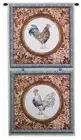 26x52 PLUMAGE II Rooster Chicken Farm Country Tapestry Wall Hanging