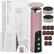 Foot Callus Remover Tool Electric - Dead Skin Heel Filer Scrubber | 360 Degree Rotation Electric Foot Grinder Pedicure Tool for Home and Travel