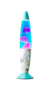NEW SEALED Disney Stitch 13" Motion Volcano Lamp, Purple Wax in Blue Liquid
