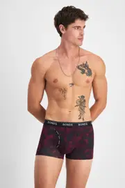 [Bonds] Bonds Men's Guyfront Trunk in Nocturnal Petals Size: XL XL Nocturnal Petals