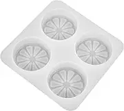 PERSELOSO Silicone Lemon Slice Soap and Candle Mold Cavity DIY Craft Mold for Handmade Soaps and Candles Flexible Non Stick Design for Creative Projects and Giving