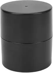 Lash Glue Storage Container, Eyelash Glue Storage Box Button Open Prevent Coagulation Sponge Pad Exhaust Gas for Beauty Salon (Black)