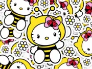 Honeybee Hello Kitty Sticker