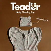 在飛比找蝦皮購物優惠-Jageun TEADUR 100 棉質睡袋嬰兒睡袋嬰兒襁褓