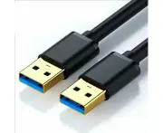 USB 3.0 Super Speed Data Connection Cable Type A Male to A Male M-M Cord - 1m