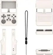 Silicone Protective Case for R36S Handheld Game Console(Cream White)