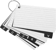 STOBOK Flash Cards for Studying DIY Blank Flashcards Multi-Function Memory Cards