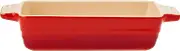 Chasseur La Cuisson Loaf Baker, 22 cm Length, Red