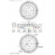 Bremtec Euro-Line GeoZinc Coated Brake Rotor - BDR16661EL