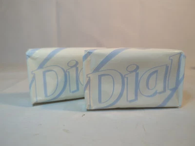 New In Package Dial Antibacterial Soap 4 ozBars (2 bars) Individually Wrapped