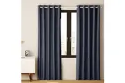 Artiss 2X Blockout Curtains Eyelet 180x213cm Charcoal