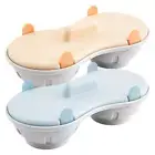 Microwave Egg Poacher,Poached Egg Cooker,Egg Maker Poached Egg Steamer 2Holes