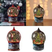 Christmas Snow Globe Office Shelf Lantern Glitter Decorative Christmas Decor