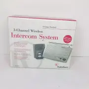 Radio Shack 3 Channel Home Intercom Doorbell Wireless 43-3101 New In Box