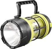 Solar Flashlight, LED Camping Lantern, 5 Modes Ultra-High Brightness, USB Charging SOS Lamp for Hiking, Tent, Festival, Tailgating, Storm, Outage, Disaster Use