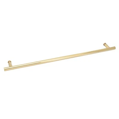Portals Counterpoint 18" C/C Single-Sided Towel Bar - Polished Brass