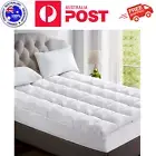 Giselle Bedding Mattress Topper Pillowtop Bamboo Queen Size