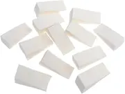 TOVINANNA 12Pcs Gradient Nail Sponges for Color Fade Manicure White Nail Art Sponges for Professional Manicure Nail Designs Color Fade Nail Sponge for Smooth Blending